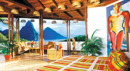 Anse Chastanet is St Lucia's perfect wedding vacation resort.